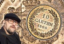 Стефан Пройнов: Монета 10 Сантима от 1880г.
