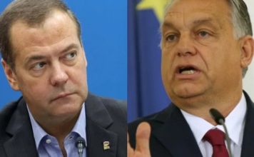 Огромен скандал! Киев настръхна срещу Медведев и Орбан заради „несъществуващата Украйна“