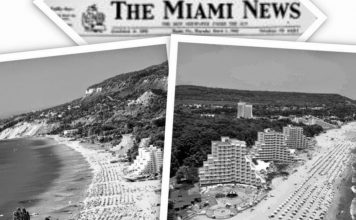 Курортът „Албена“ в статия на „Маями Нюз” от 1974 г.